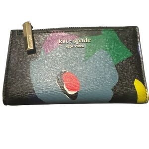 Kate Spade Black Multicolor Wallet